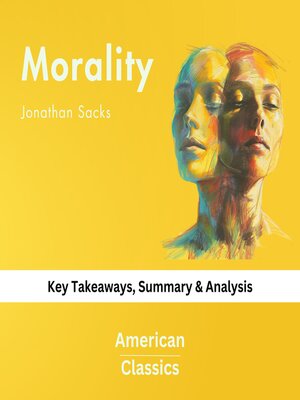 cover image of Morality by Jonathan Sacks